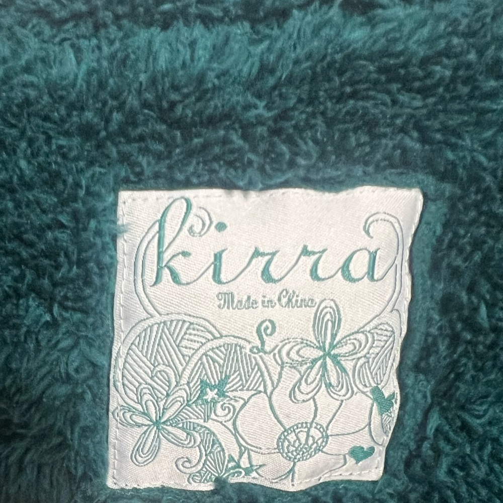 Kirra Deep Teal Sherpa-Lined Jacket - Picture 2 of 5